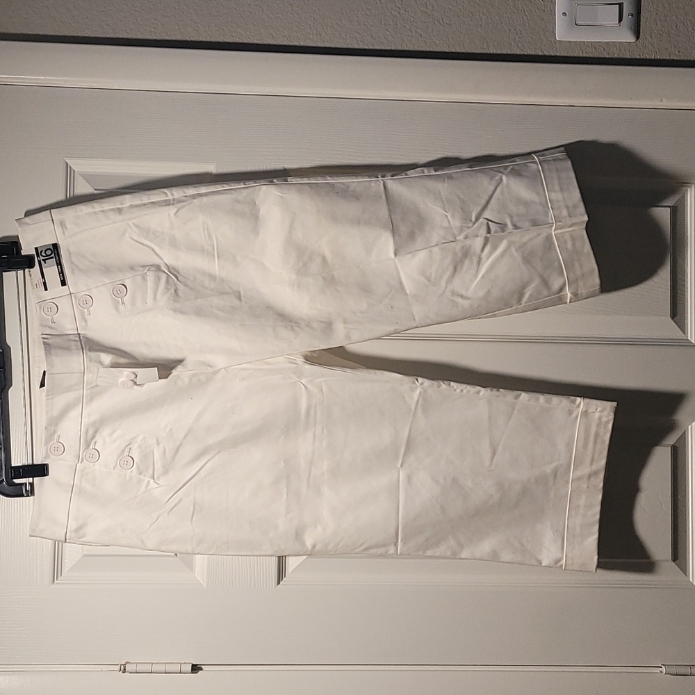 Brand New White Cropped Pants